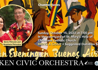 "An Evening in Buenos Aires" concert ad